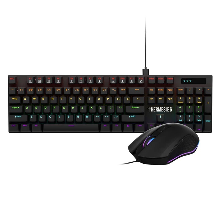 KIT-TASTIERA-E-MOUSE-MECCANICA-GAMDIAS-HERMES-E6-,-RETTROILLUMINATA-,-SWITCH-ROSSI